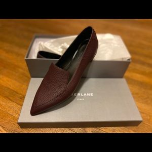 Everlane The Boss Flat in Burgundy - NWT, Size 7